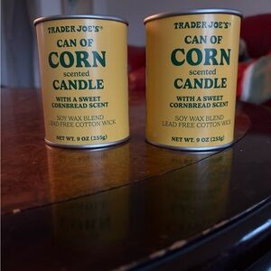 Trader Joe's Yellow Can of Corn Scented Candle